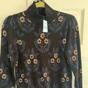 New black floral Ann Taylor Sweater
